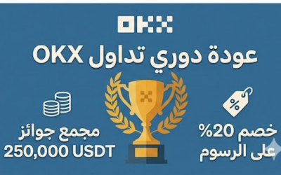 عودة دوري تداول OKX: اربح حصتك من 250,000 USDT واحصل على خصم 20% على الرسوم!