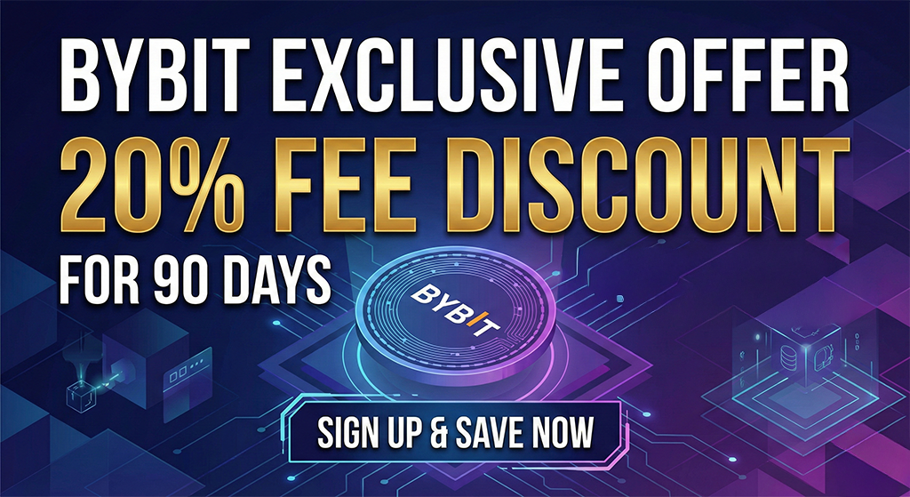 Bybit Sign-Up Bonus: Exclusive 20% Fee Discount for 90 Days