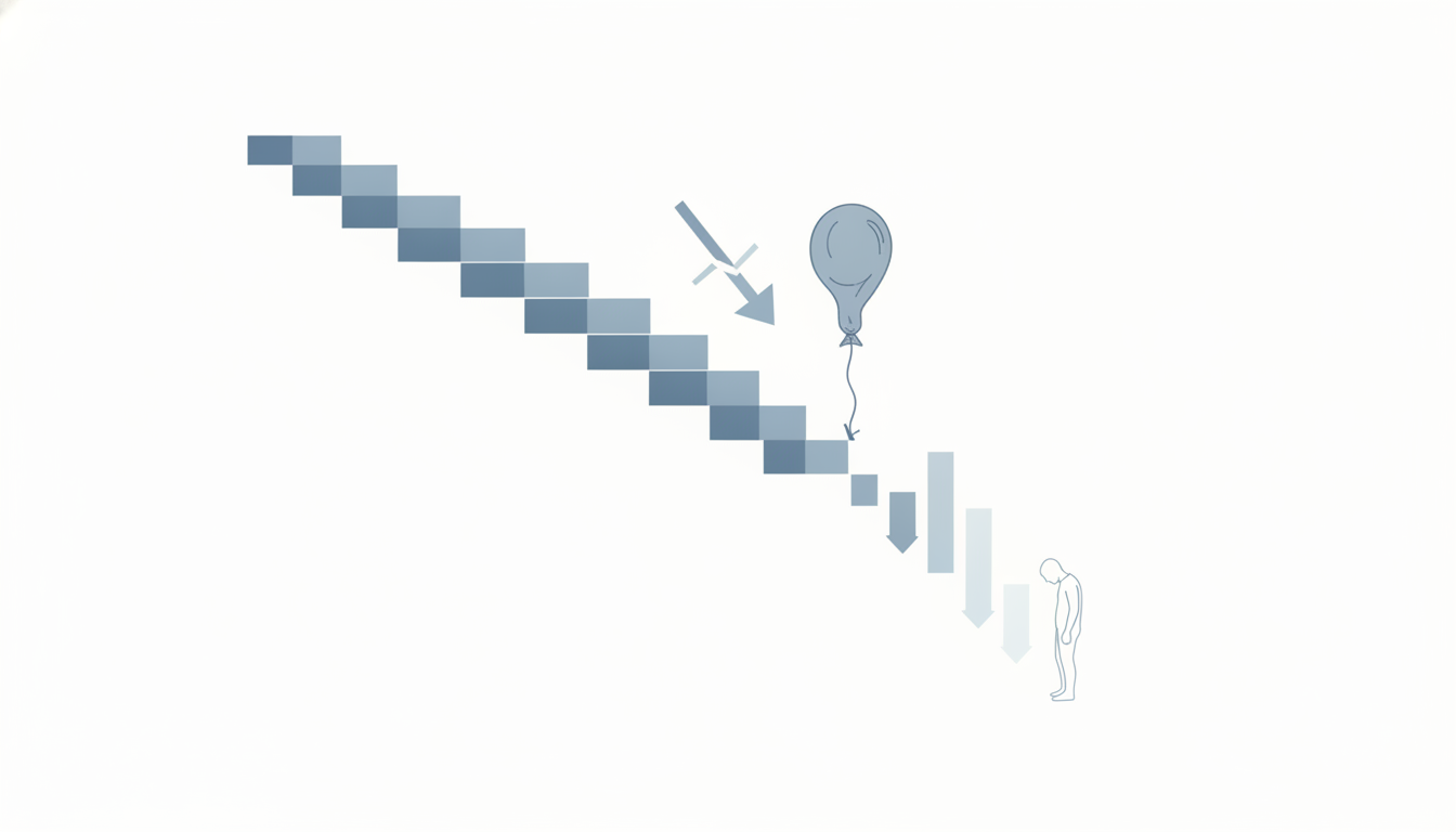 Bitcoin price decline