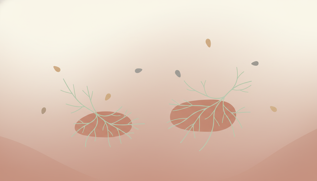 scattered seeds  distributed roots  patient ground
