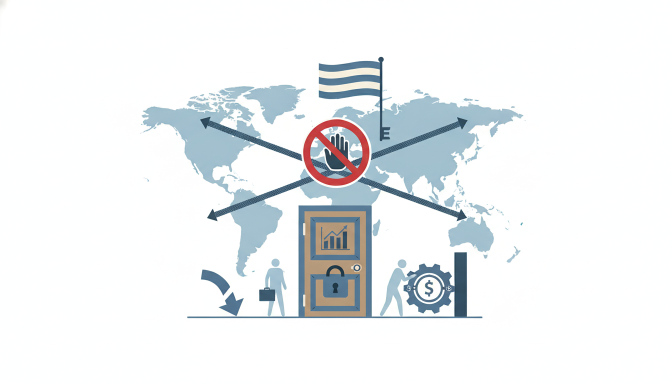 map with border barriers
